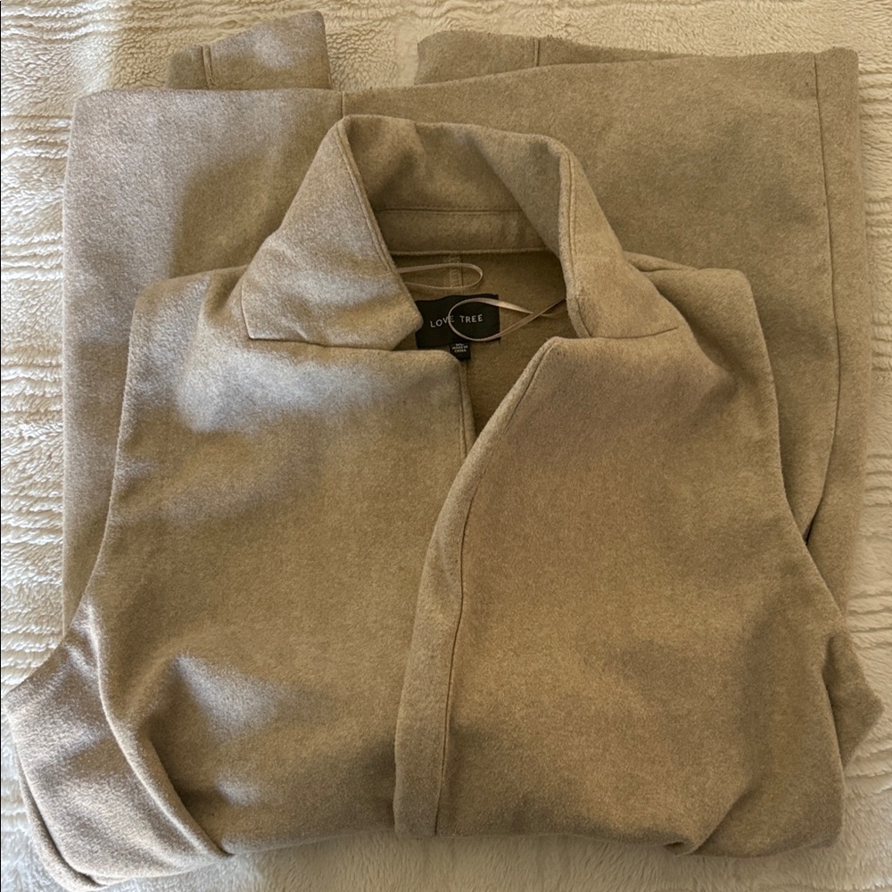 Tan Sleeveless Jacket